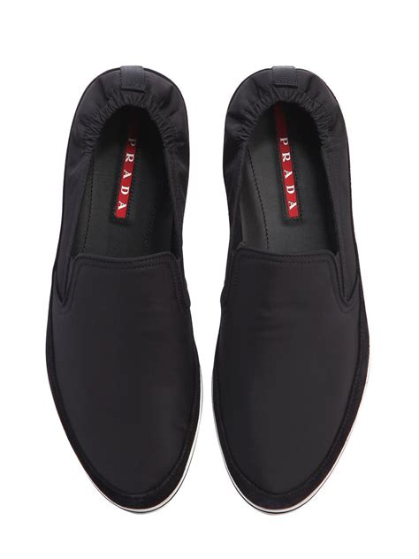 prada mens trainers|Prada men's slip on sneakers.